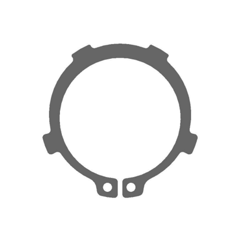 Externe circlips met nokken voor assen-din983
